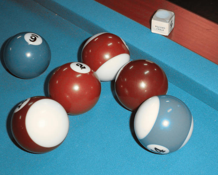 Normal pool balls